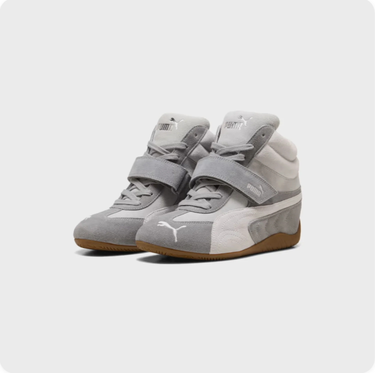 Puma Speedcat Hi – Grey / White / Gum