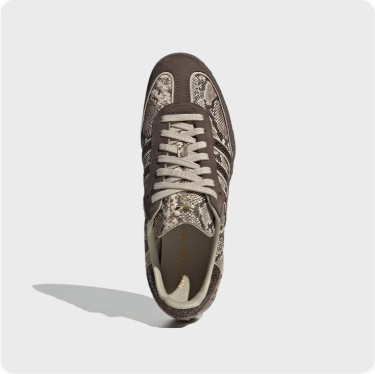 Adidas Samba OG – Snakeskin / Taupe / Dark Brown