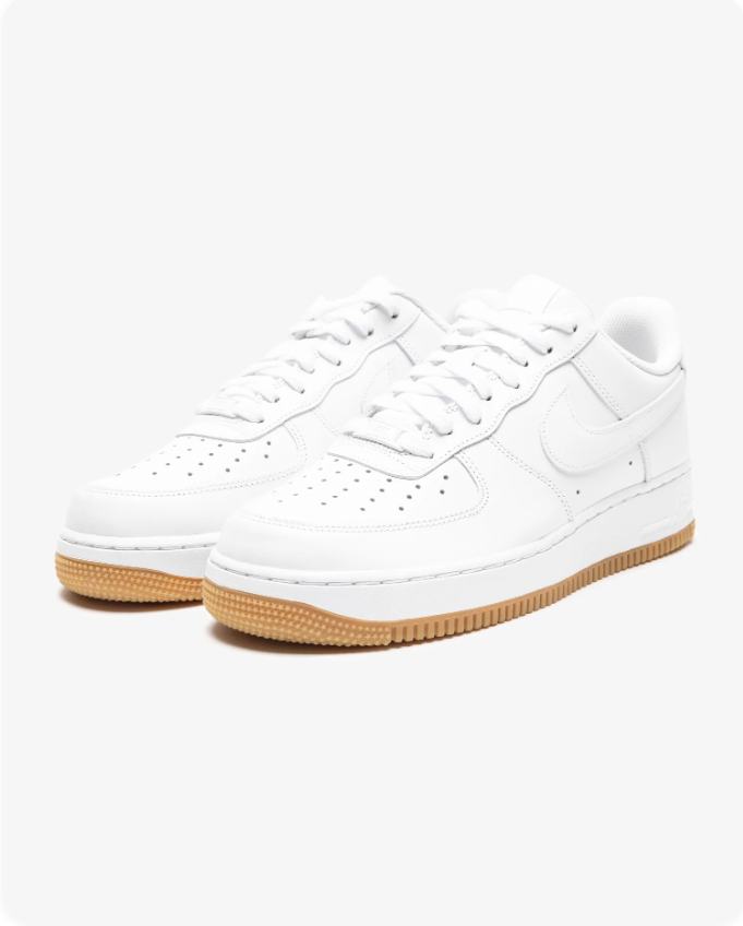 Nike Air Force 1 '07 – White / Gum Light Brown