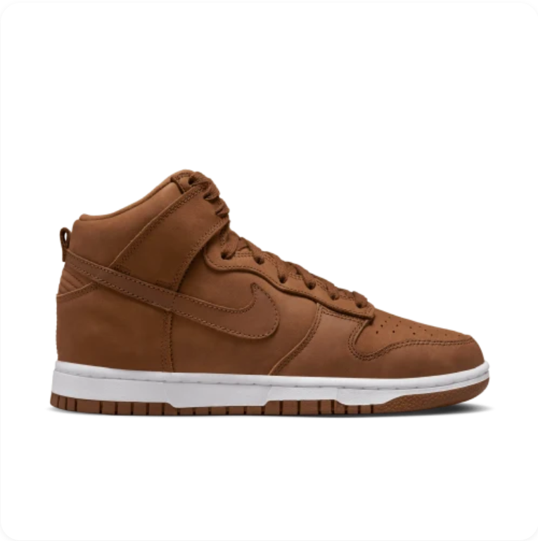 Nike Dunk High – Pecan / Dark Caramel (Tonal Brown)