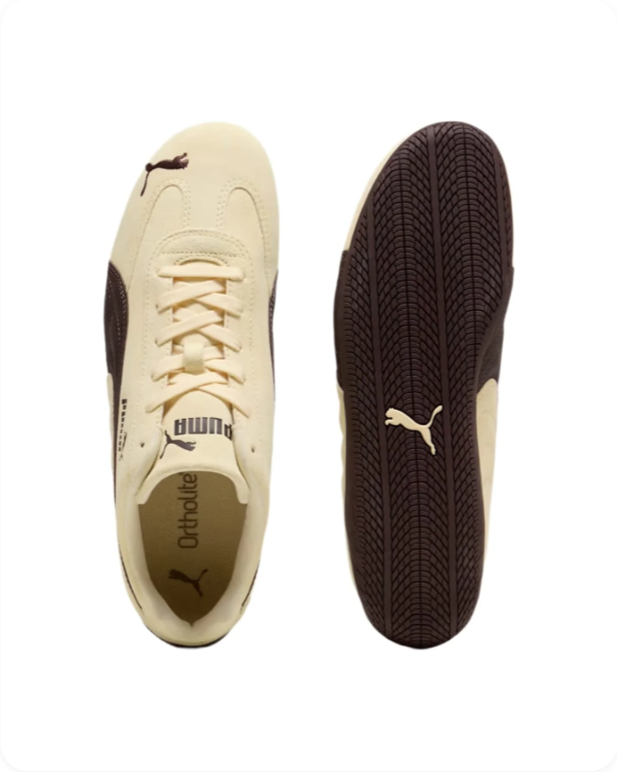 Puma Speedcat OG – Warm White / Dark Chocolate