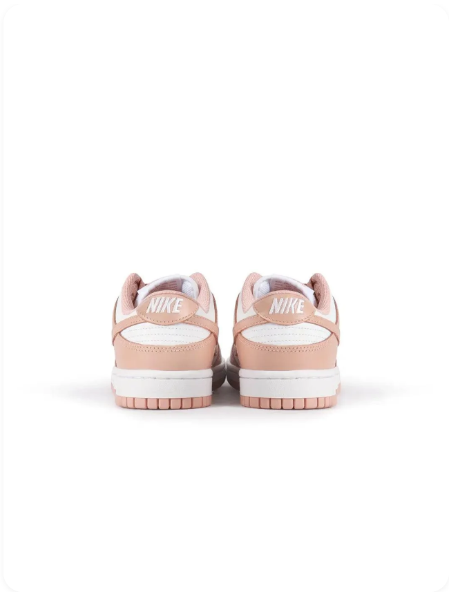 Nike Dunk Low – White / Rose Whisper (Pink Oxford)