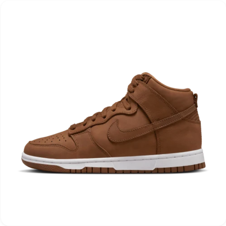 Nike Dunk High – Pecan / Dark Caramel (Tonal Brown)