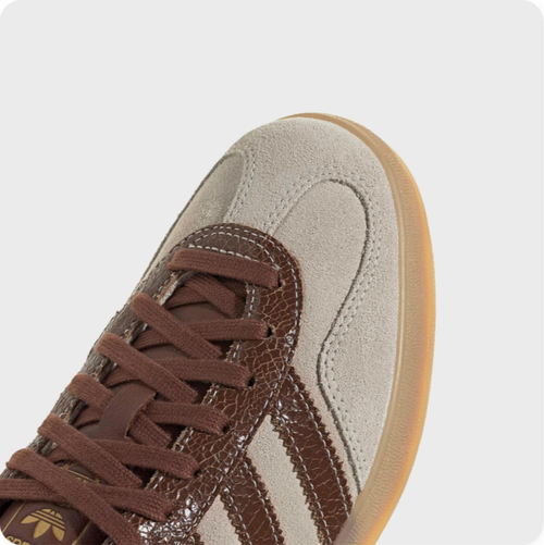 Adidas Gazelle Indoor – Cream / Dark Brown / Gum