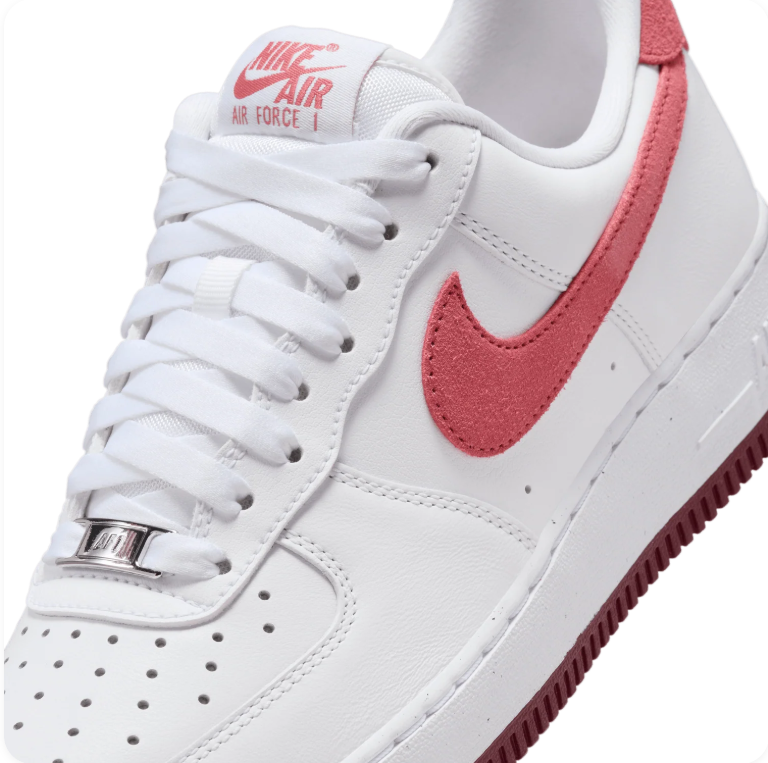 Nike Air Force 1 '07 – White / Adobe / Team Red