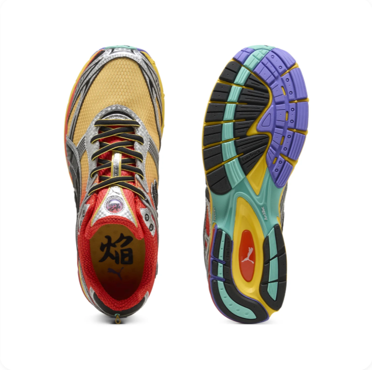 Puma Velophasis – Yellow / Red / Silver / Multicolor
