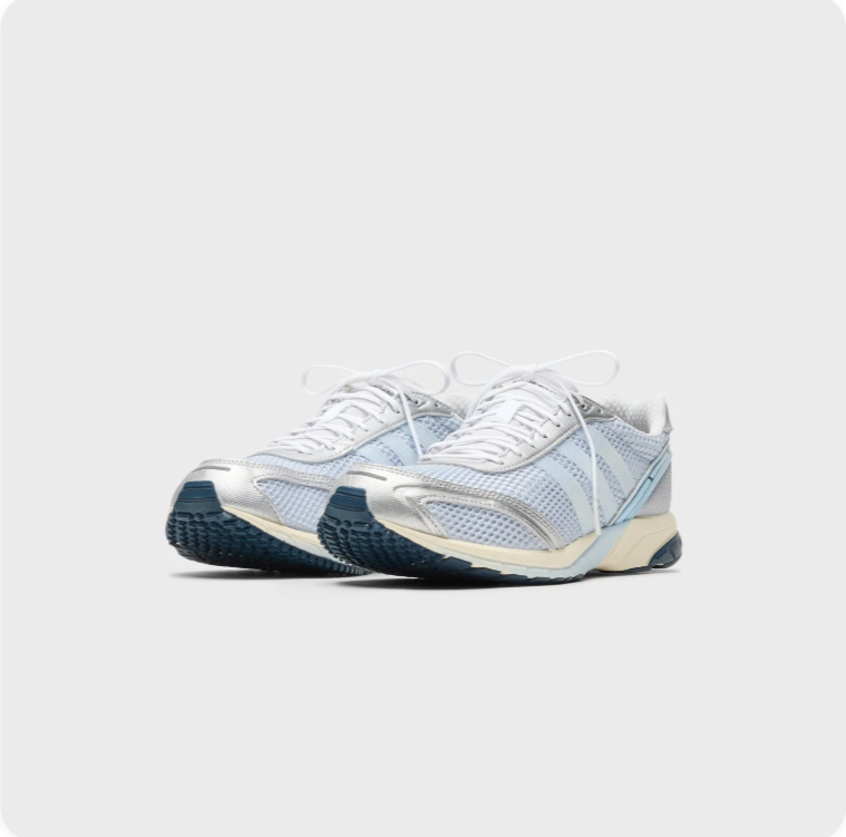 Adidas Marathon – Light Blue / Silver Metallic / Cream