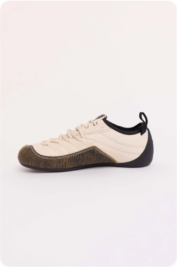 Puma Low-Profile Sneaker – Cream / Olive Cork Wrap / Black