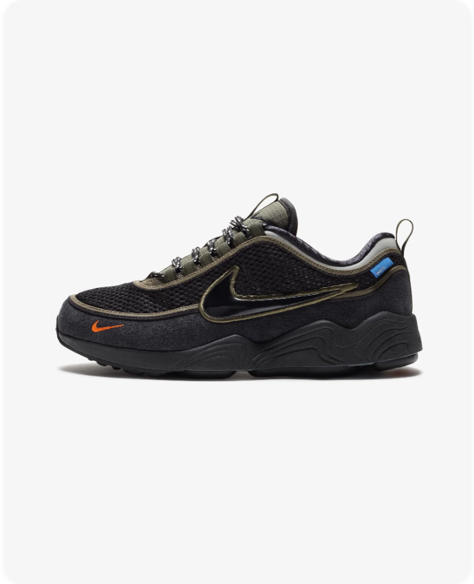 Nike Air Zoom Spiridon Ultra – Black / Olive / Orange
