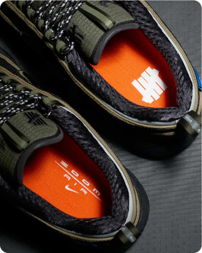Nike Air Zoom Spiridon Ultra – Black / Olive / Orange