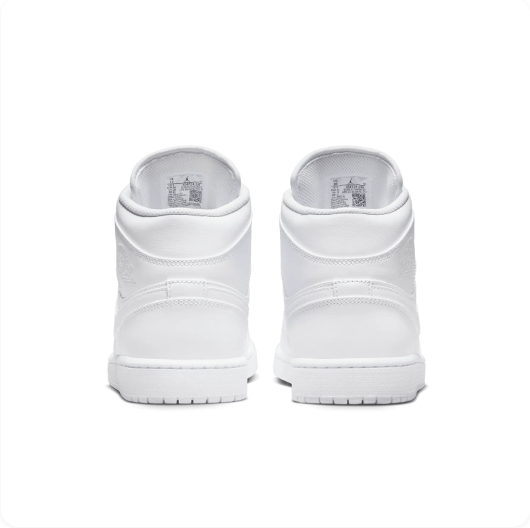 Air Jordan 1 Mid – Triple White