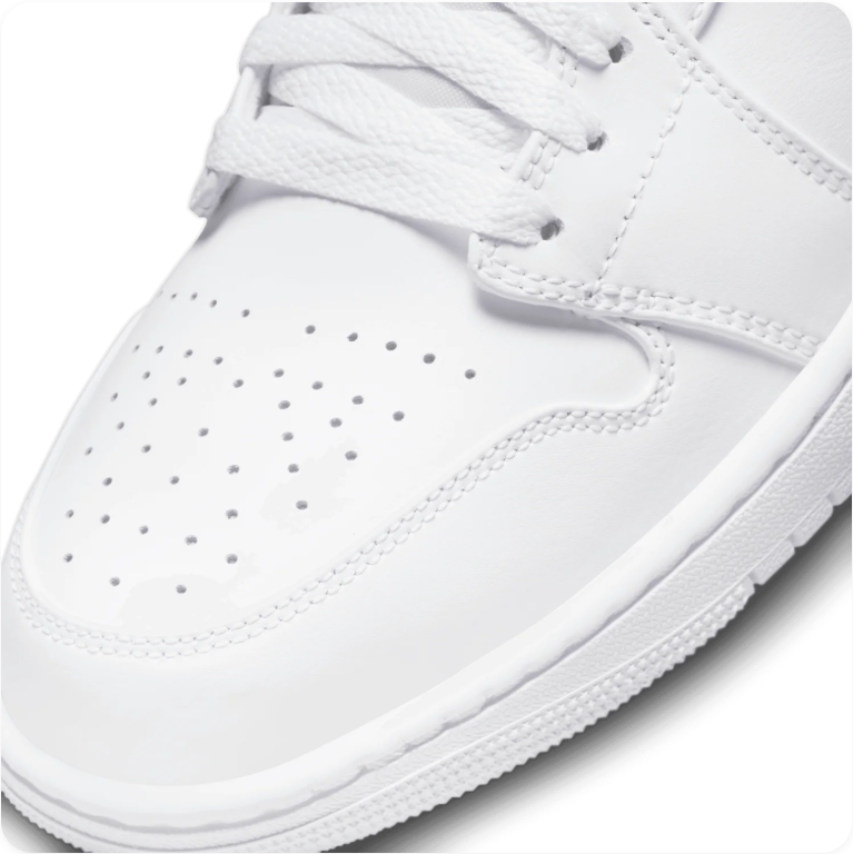 Air Jordan 1 Mid – Triple White