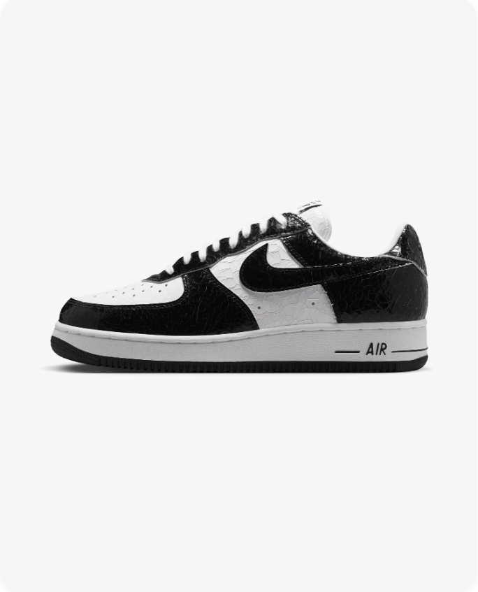 Nike Air Force 1 Low – Black Patent Croc / White