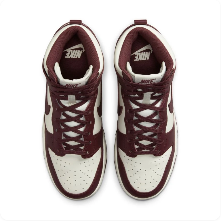 Nike Dunk High – Sail / Dark Chocolate / Plum Eclipse