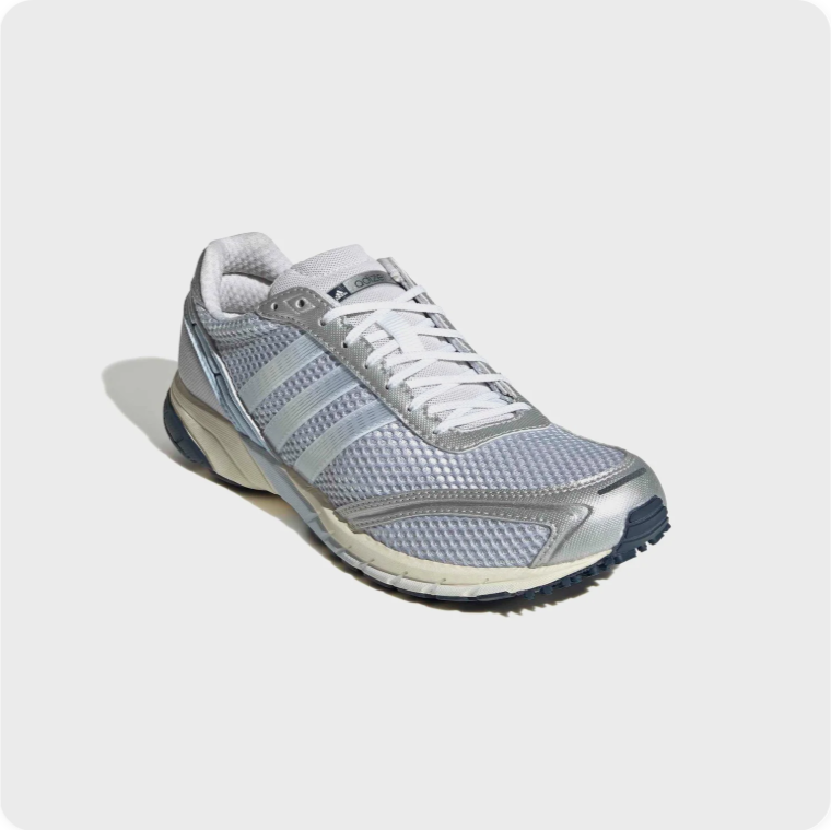 Adidas Marathon – Light Blue / Silver Metallic / Cream