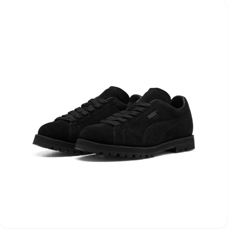 Puma Roma – Triple Black / Lug Sole (Alternative View)