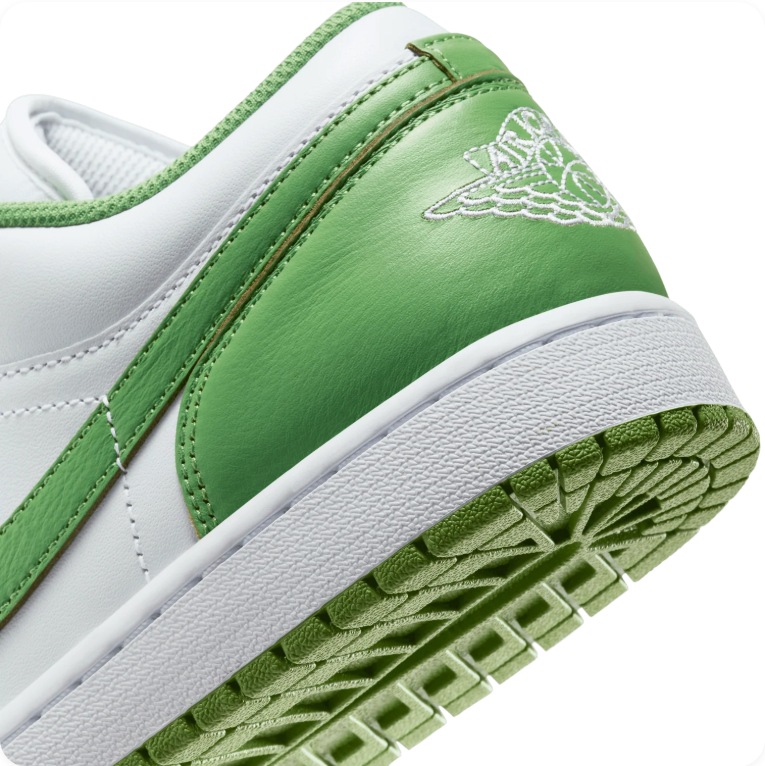 Air Jordan 1 Low – White / Chlorophyll
