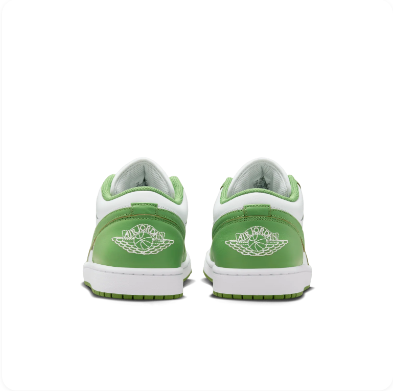 Air Jordan 1 Low – White / Chlorophyll