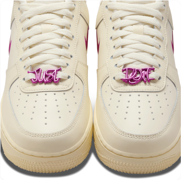 Nike Air Force 1 '07 – Coconut Milk / Fireberry
