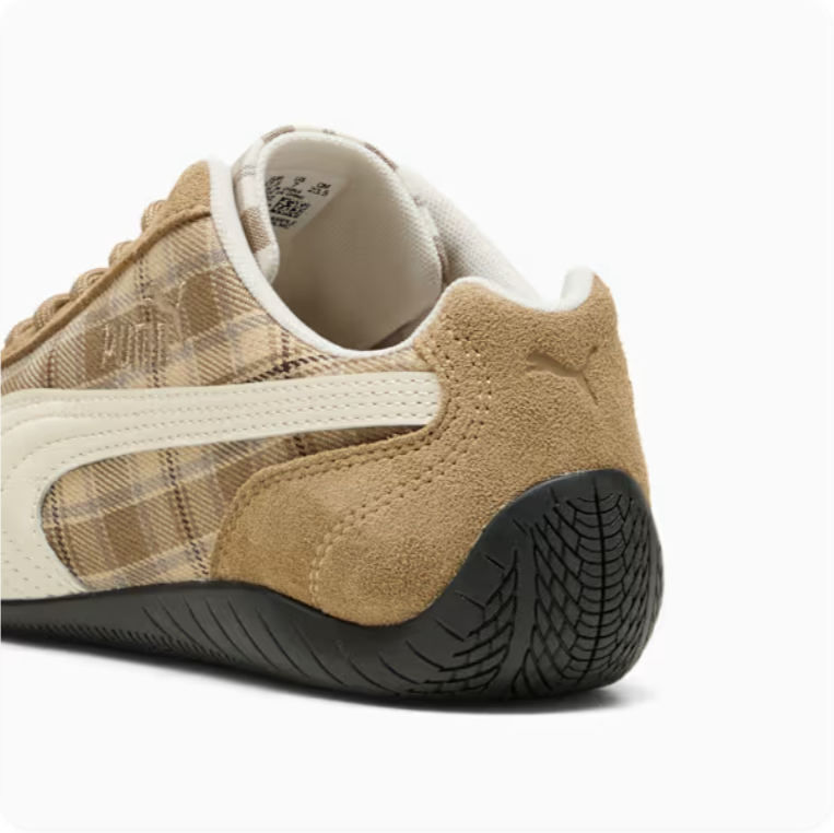Puma Speedcat OG – Toasted Coconut / Plaid / Warm White