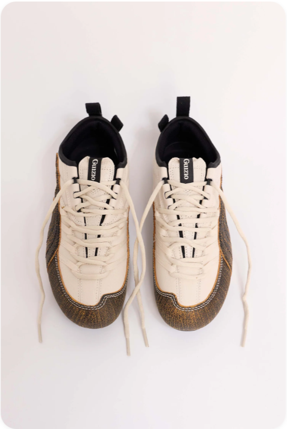Puma Low-Profile Sneaker – Cream / Olive Cork Wrap / Black