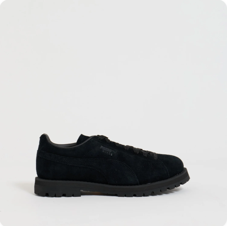 Puma Roma – Triple Black / Lug Sole