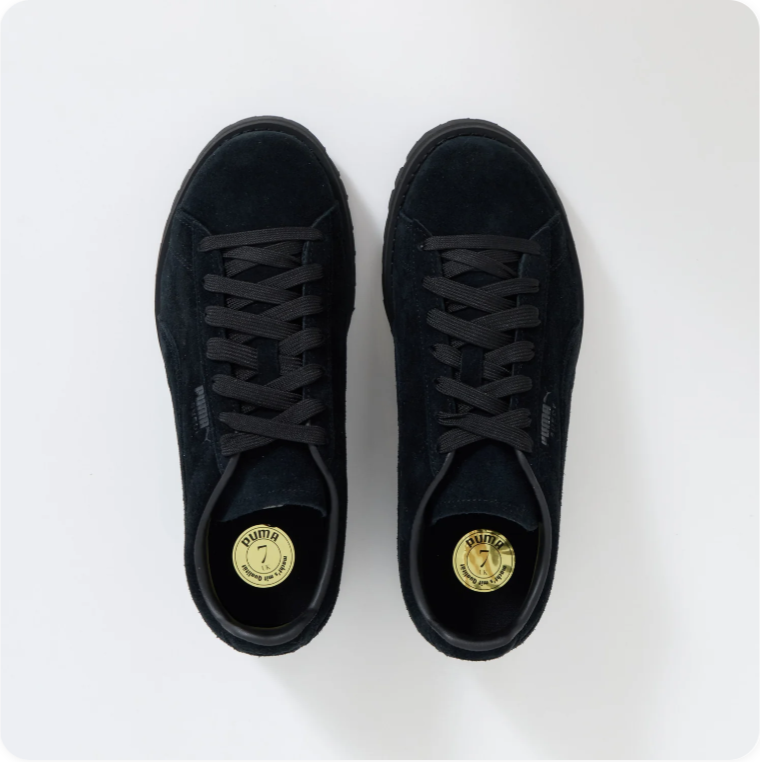 Puma Roma – Triple Black / Lug Sole