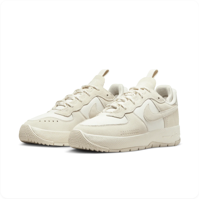Nike Air Force 1 Wild Sail Coconut Milk pair view