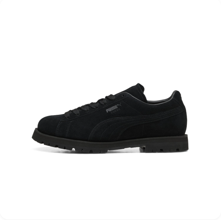 Puma Roma – Triple Black / Lug Sole (Alternative View)