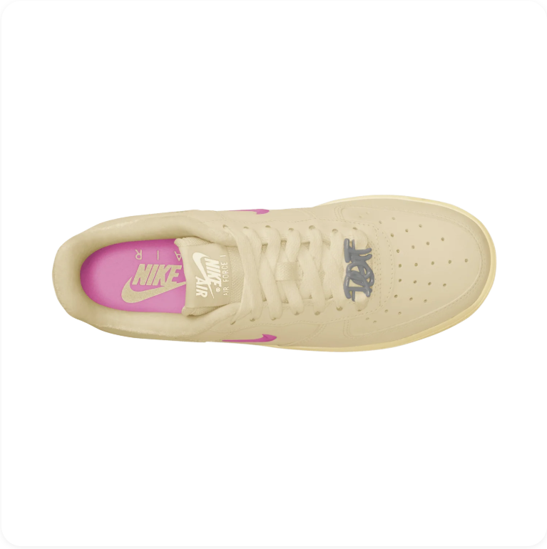 Nike Air Force 1 '07 – Coconut Milk / Fireberry