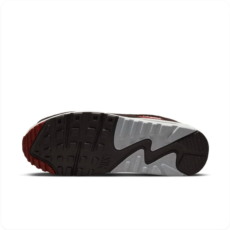 Nike Air Max 90 SE – Dark Espresso / Desert Camo / University Red