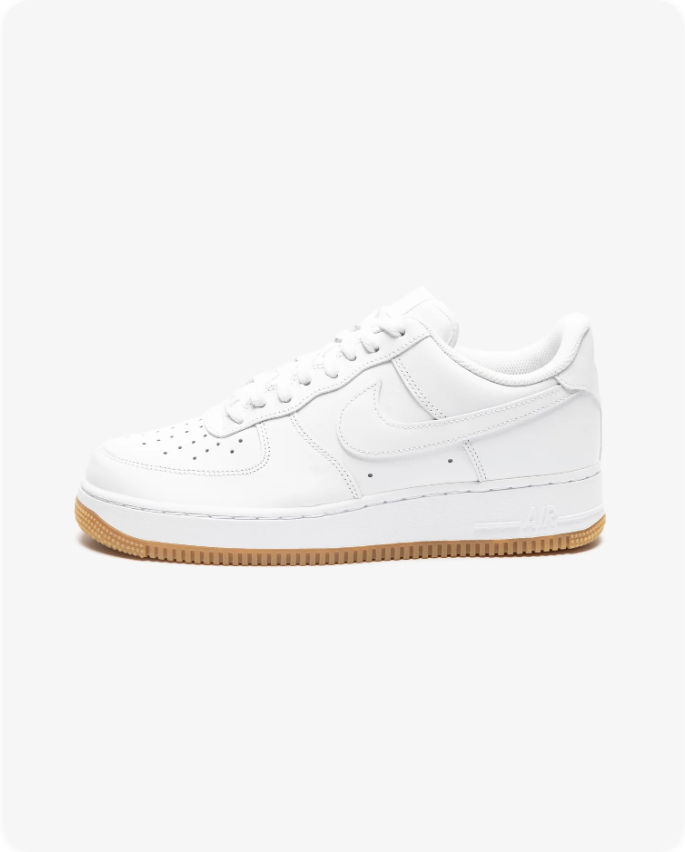 Nike Air Force 1 '07 – White / Gum Light Brown