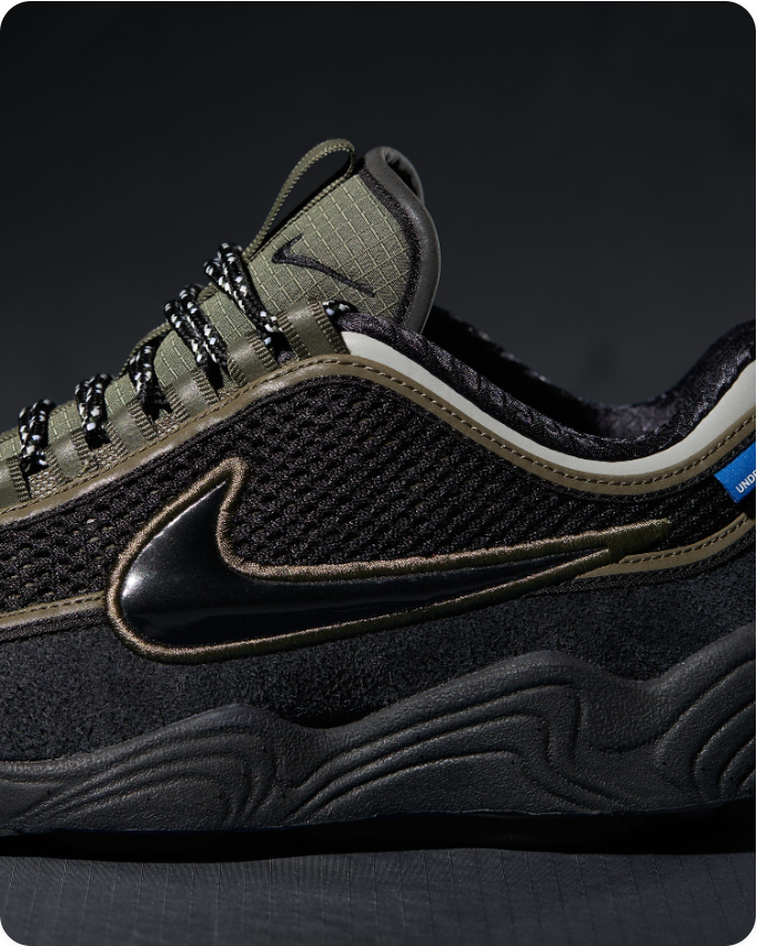 Nike Air Zoom Spiridon Ultra – Black / Olive / Orange