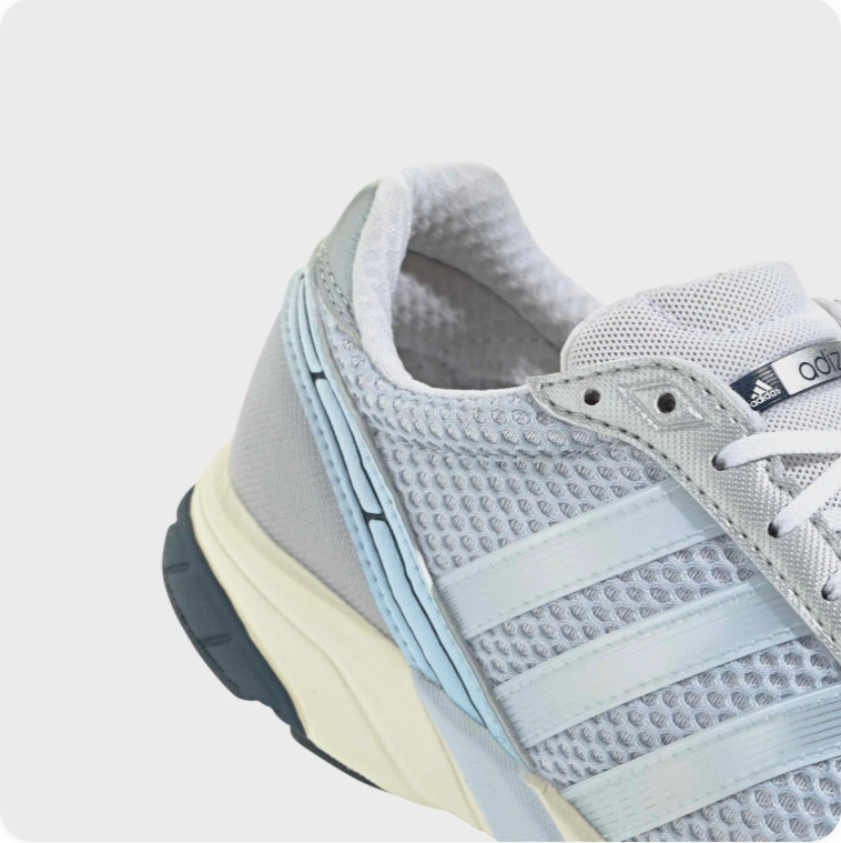 Adidas Marathon – Light Blue / Silver Metallic / Cream