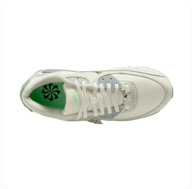 Nike Air Max 90 – Summit White / Wolf Grey / Vapor Green