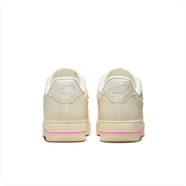 Nike Air Force 1 '07 – Coconut Milk / Fireberry