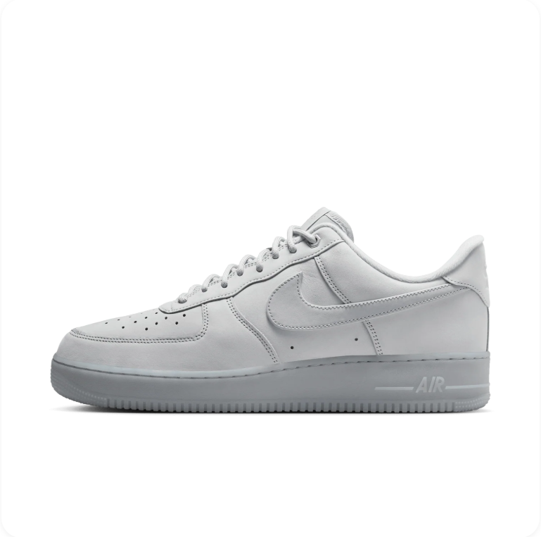 Nike Air Force 1 07 White Wolf Grey Cool Grey side view 1