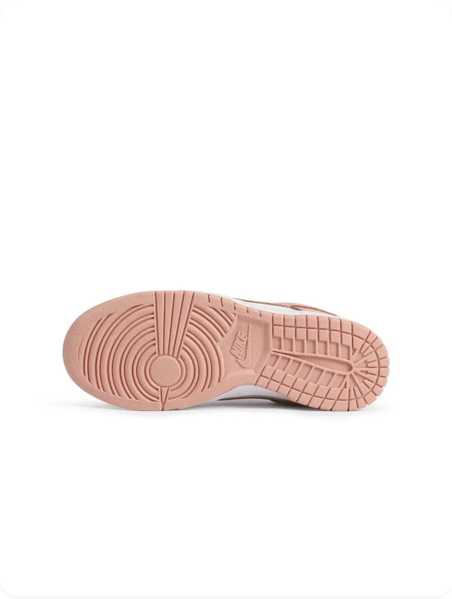 Nike Dunk Low – White / Rose Whisper (Pink Oxford)