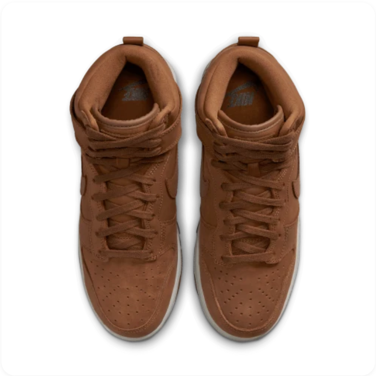 Nike Dunk High – Pecan / Dark Caramel (Tonal Brown)