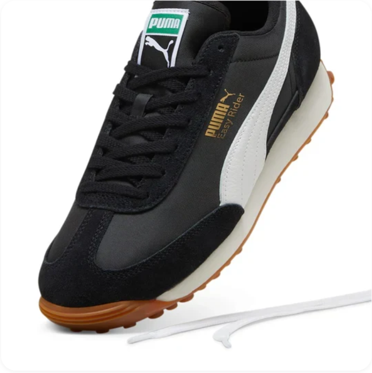 Puma Easy Rider – Black / White / Gum
