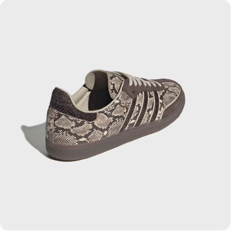 Adidas Samba OG – Snakeskin / Taupe / Dark Brown