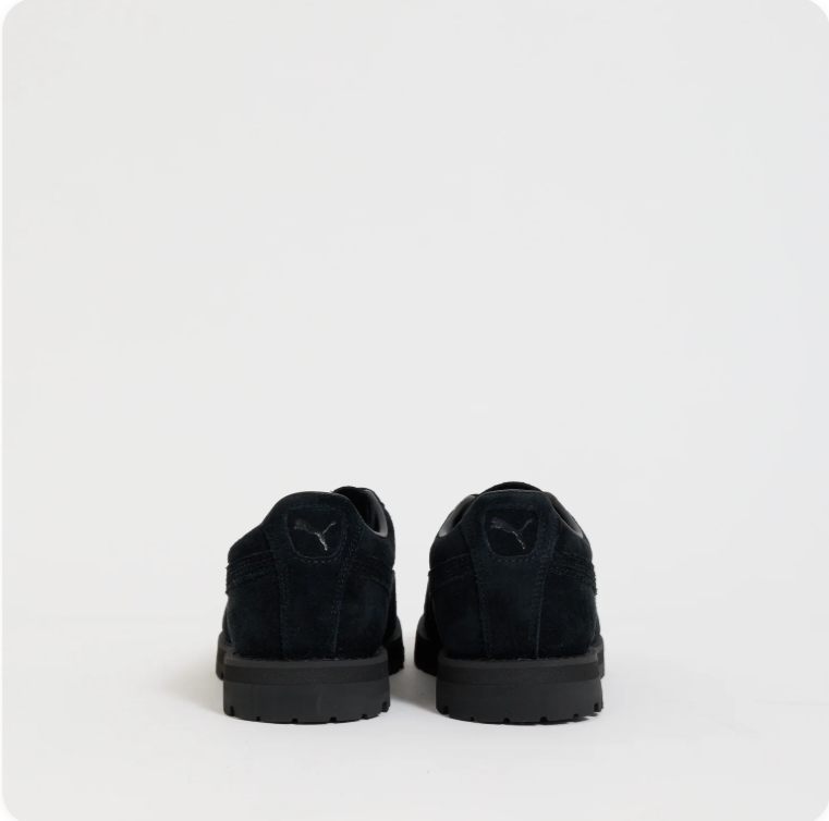 Puma Roma – Triple Black / Lug Sole