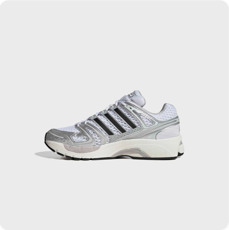 Adidas Response CL White Silver Black rear view