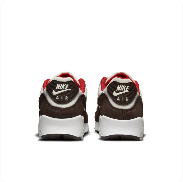 Nike Air Max 90 SE – Dark Espresso / Desert Camo / University Red
