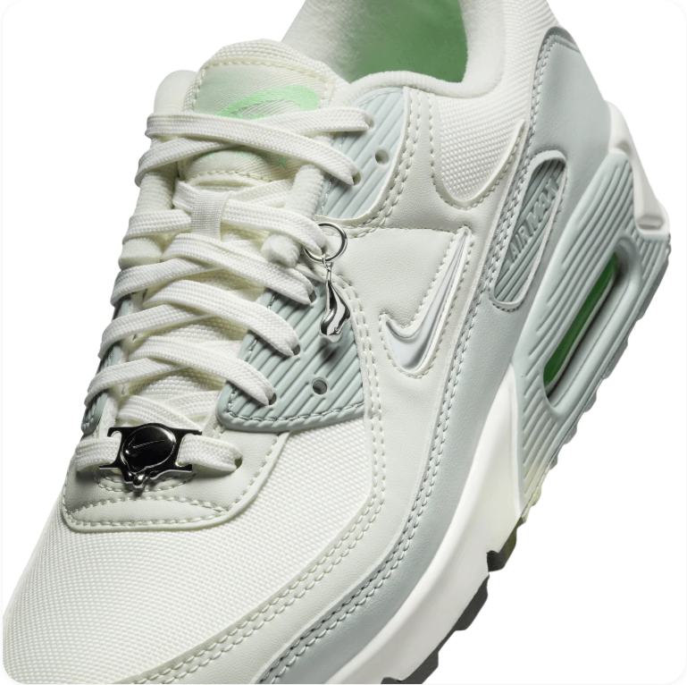 Nike Air Max 90 – Summit White / Wolf Grey / Vapor Green