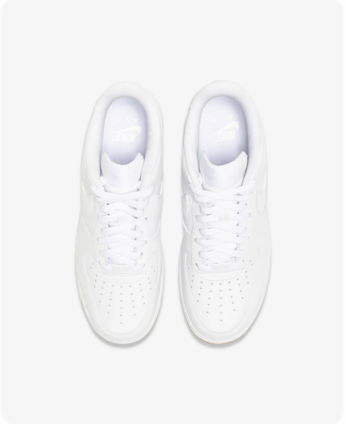 Nike Air Force 1 '07 – White / Gum Light Brown