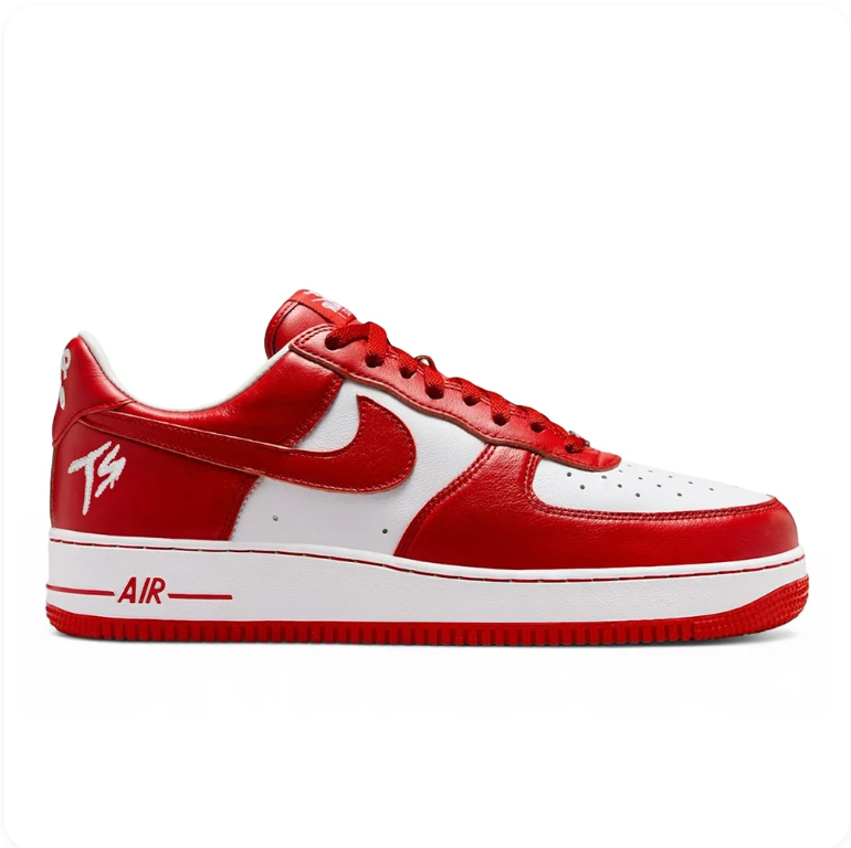 Nike Air Force 1 Low x Travis Scott – White / University Red
