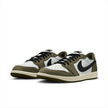 Air Jordan 1 Retro Low OG – White / Medium Olive / Black
